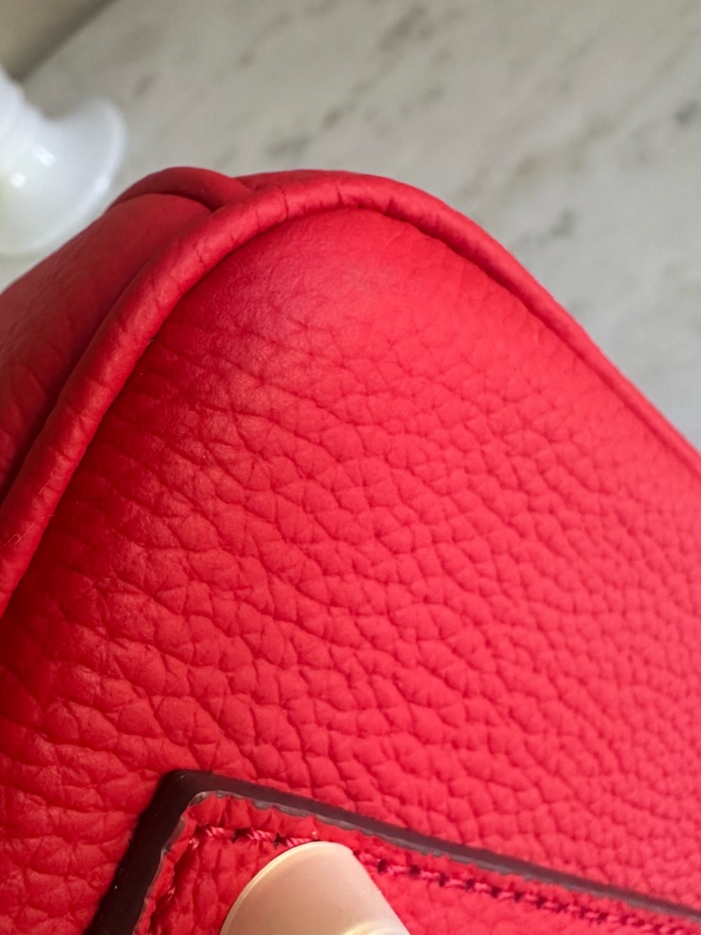 Genuine Leather Satchel Structured Top-Handle Bag BK30 with Gold Hardware - Picture 14 of 15